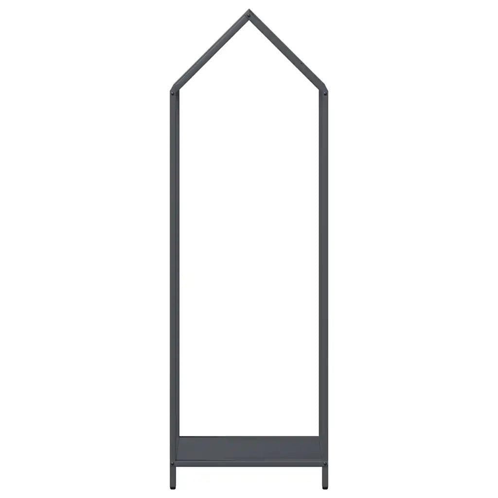 vidaXL Rastrelliera per Legna da Ardere Antracite 40x25x120 cm