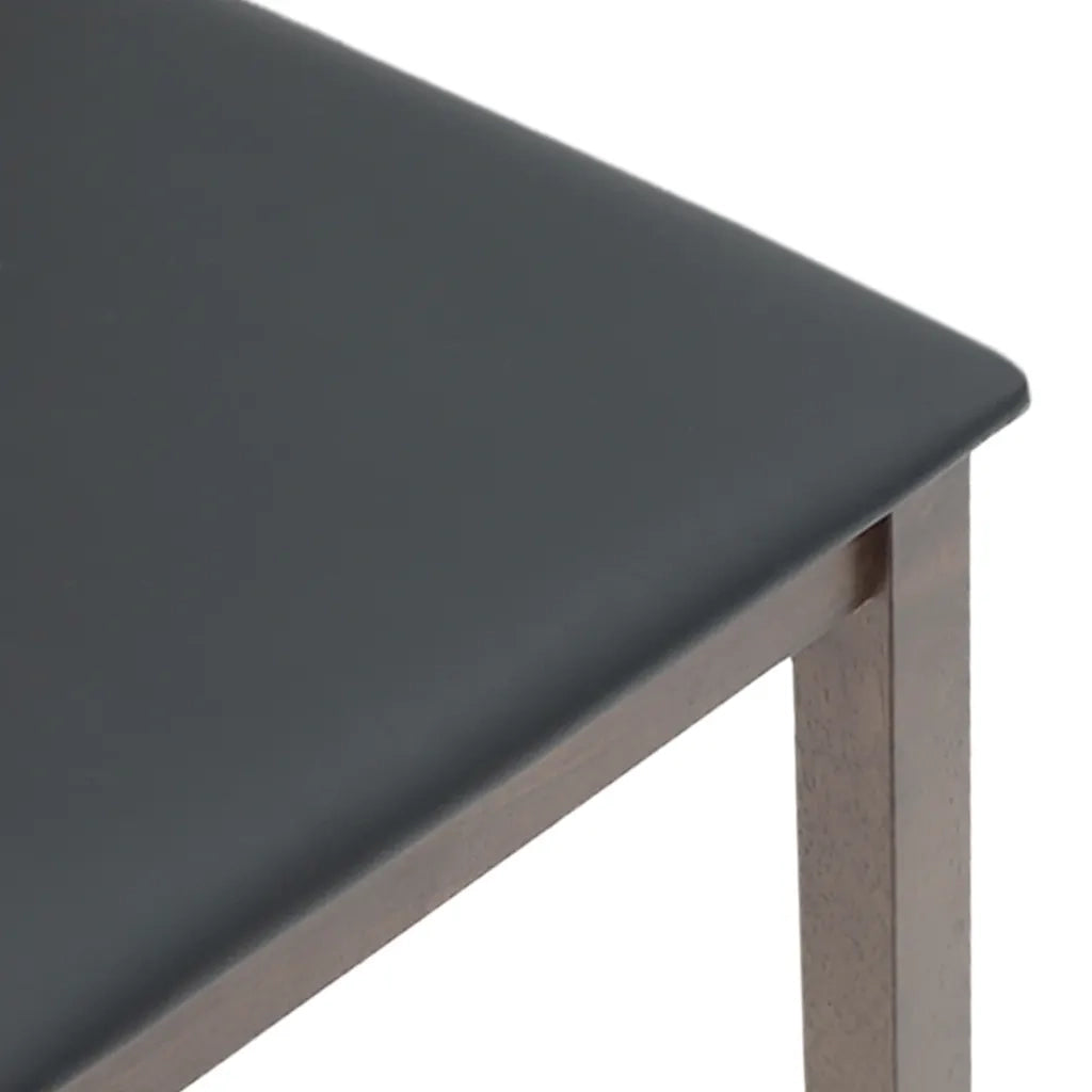 Sedie da Pranzo con Cuscini 2pz Marrone Legno Massello di Hevea 4102454