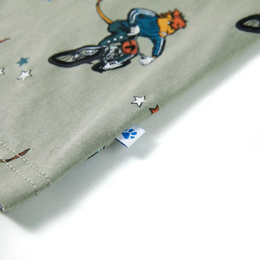 Pigiama da Bambino a Maniche Corte Cachi Chiaro 116 CFW5354182