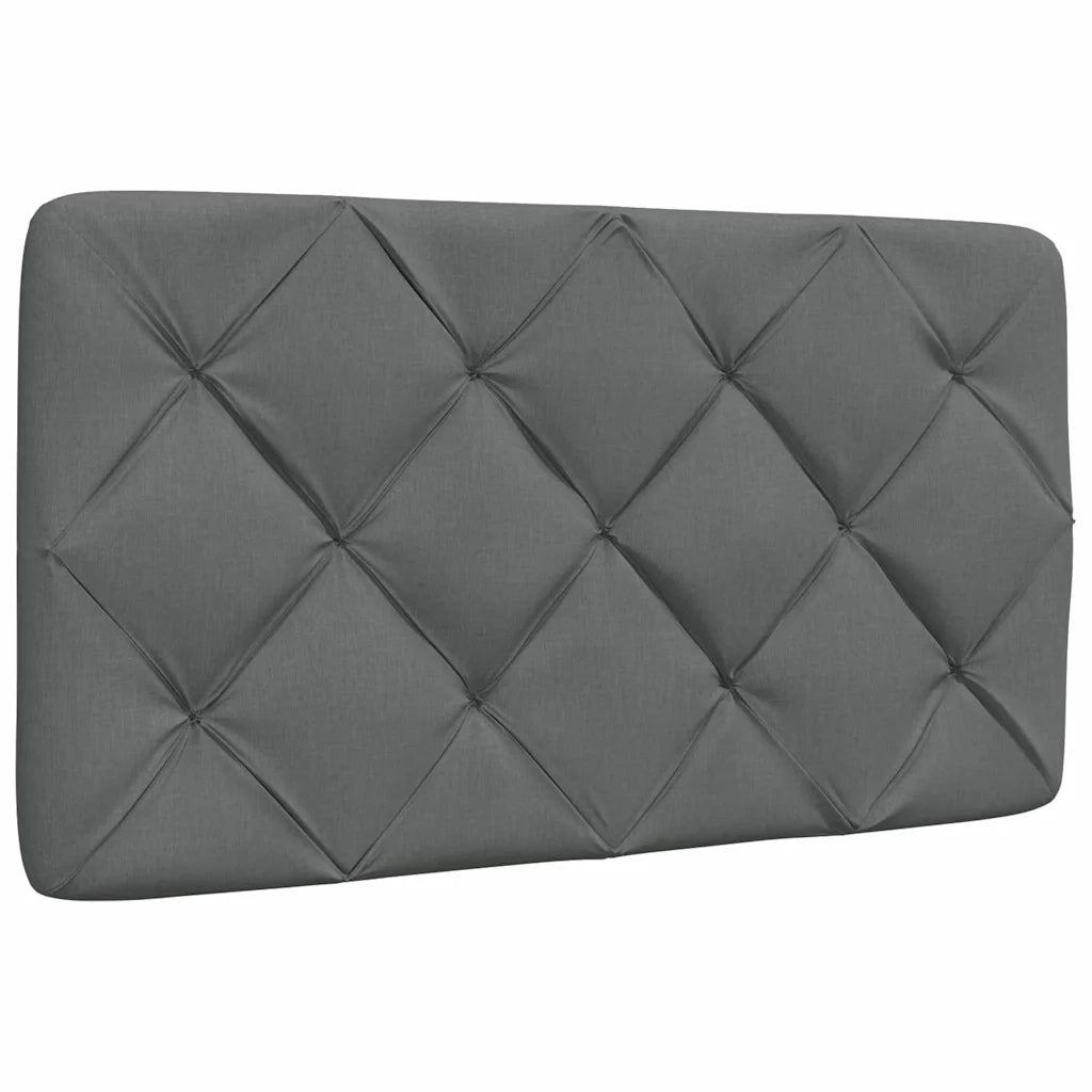 Giroletto senza Materasso Grigio Scuro 90x190 cm Tessuto 3310567