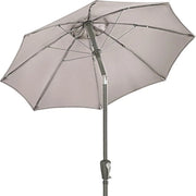 Ombrellone da giardino Ø 150 cm altezza 223 cm in alluminio/polyester colore taupe piccolo