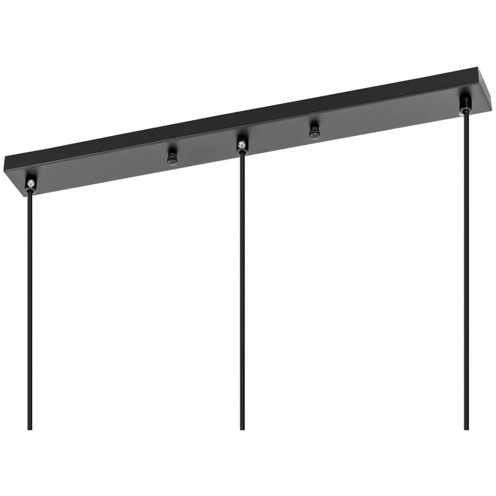 Plafoniera a campana a 3 luci in vetro fumé vetro ABS ferro ambra trasparente nero grigio argento metallizzato 14_0009519