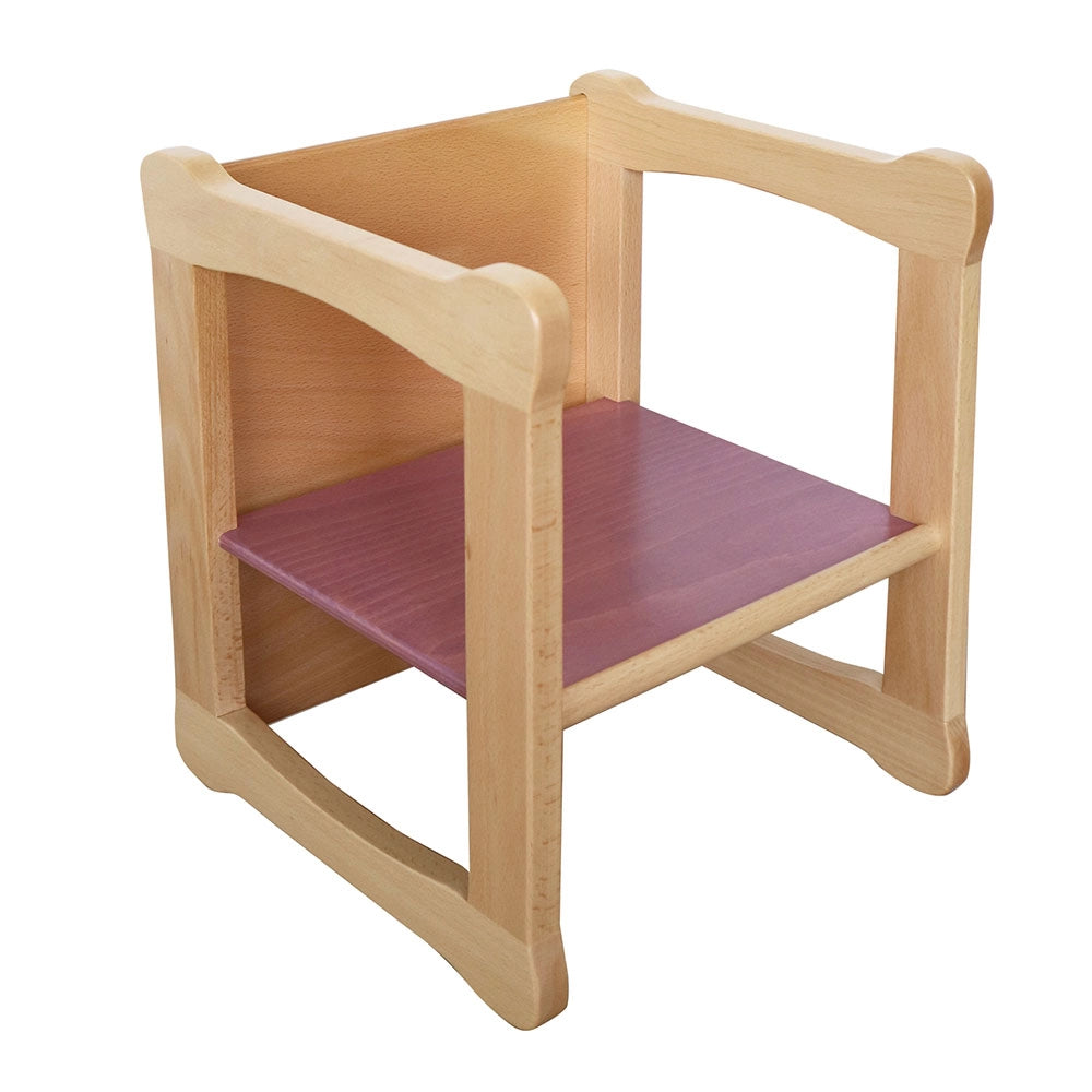 Sedia Dixi/Q Adex Colore: Viola, Materiale: Legno di Faggio