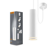 Lampada soffitto tubo moderna bianca GU10 Videx VL-SPF05D-W