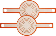 2 mattoncini di silicone riutilizzabili a forma di pad per piatti con maniglie lunghe per forno - pad per piatti multifunzionale con superficie antiaderente