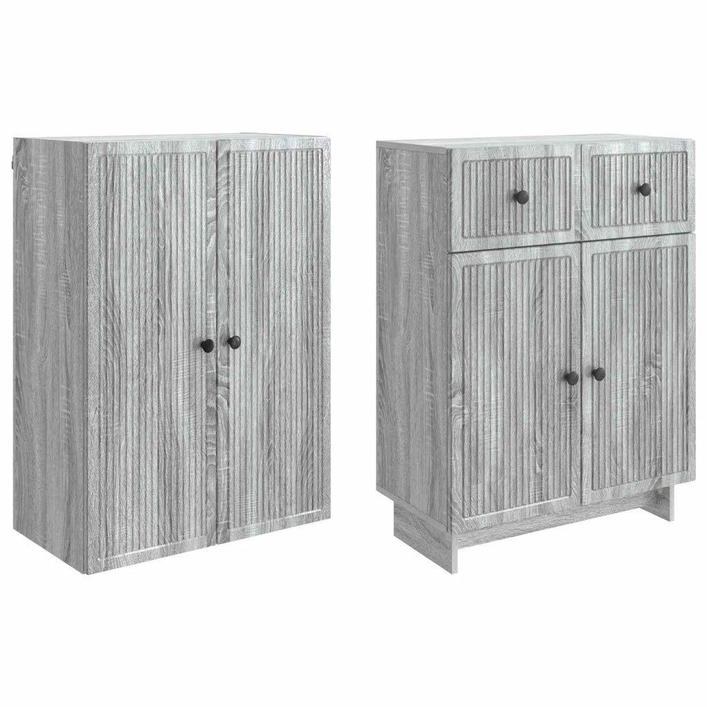 Set di armadi 2 pcs 66 x 34,5 x 90 cm Legno ingegnerizzato