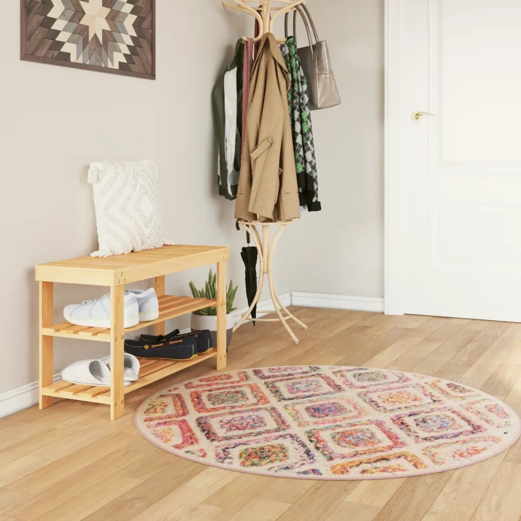 Tappeto Lavabile Multicolore Ø 120 cm 136590