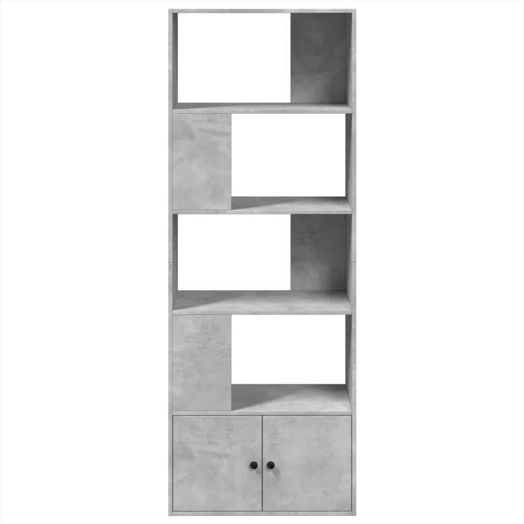 Libreria Grigio Cemento 70x36x189 cm in Legno Multistrato 3295320