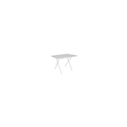 Tavolino pieghevole bianco in PVC 79x59 5x61 5/50h cm