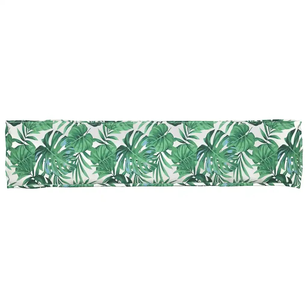 Cuscino per pallet Floreale Motivo Foglia Verde 180 x 40 x 8 cm 42001676