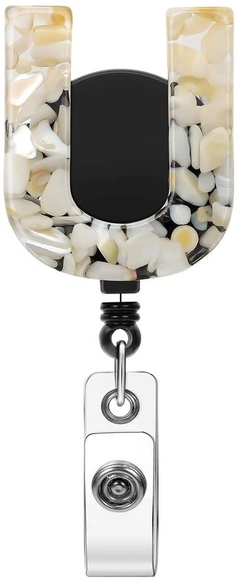Sostegno per Chiave Togliibile - Ospite per Badge con Morsetto a Crociera - Porta ID - Badge-Rol Multifunzionale - 24 Pollici Cavo in Nylon - Sostenibile e Resistente ai Colpi