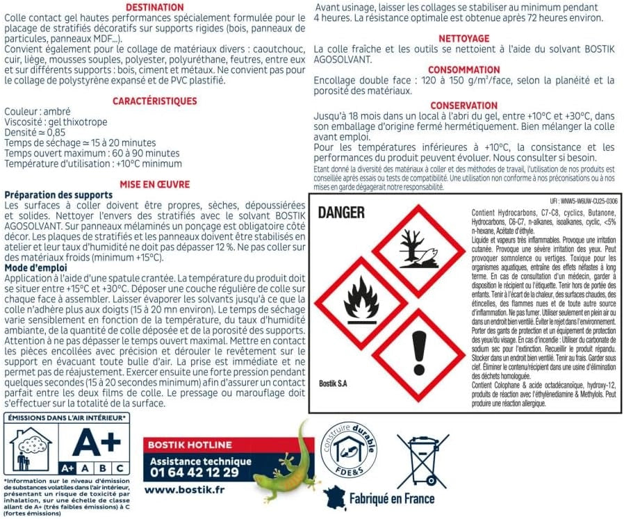 Colla Agoplac Di Gel Bidone 5 Litri Bostik