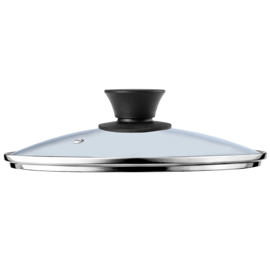 Coperchio in vetro KADAX da 24 cm, universale, resistente al calore, per pentole e padelle.