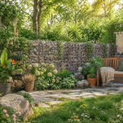 Gabion Wall With Cover, Galvanized Steel, 300x50x100 Cm