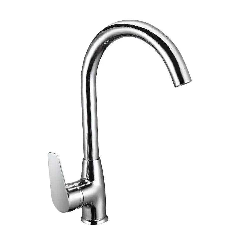 Rubinetto lavello cromato con bocca alta - Serie Eureka