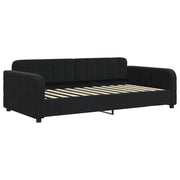 Letto singolo | Letto per adulti | Letto da Giorno Nero 100x200 cm in Velluto