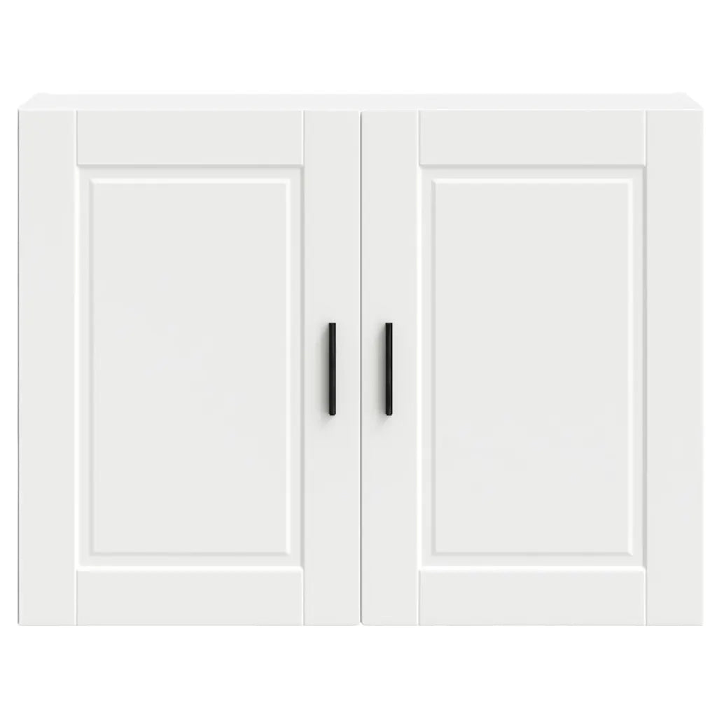 vidaXL Pensile da Cucina Porto Bianco in Legno Multistrato