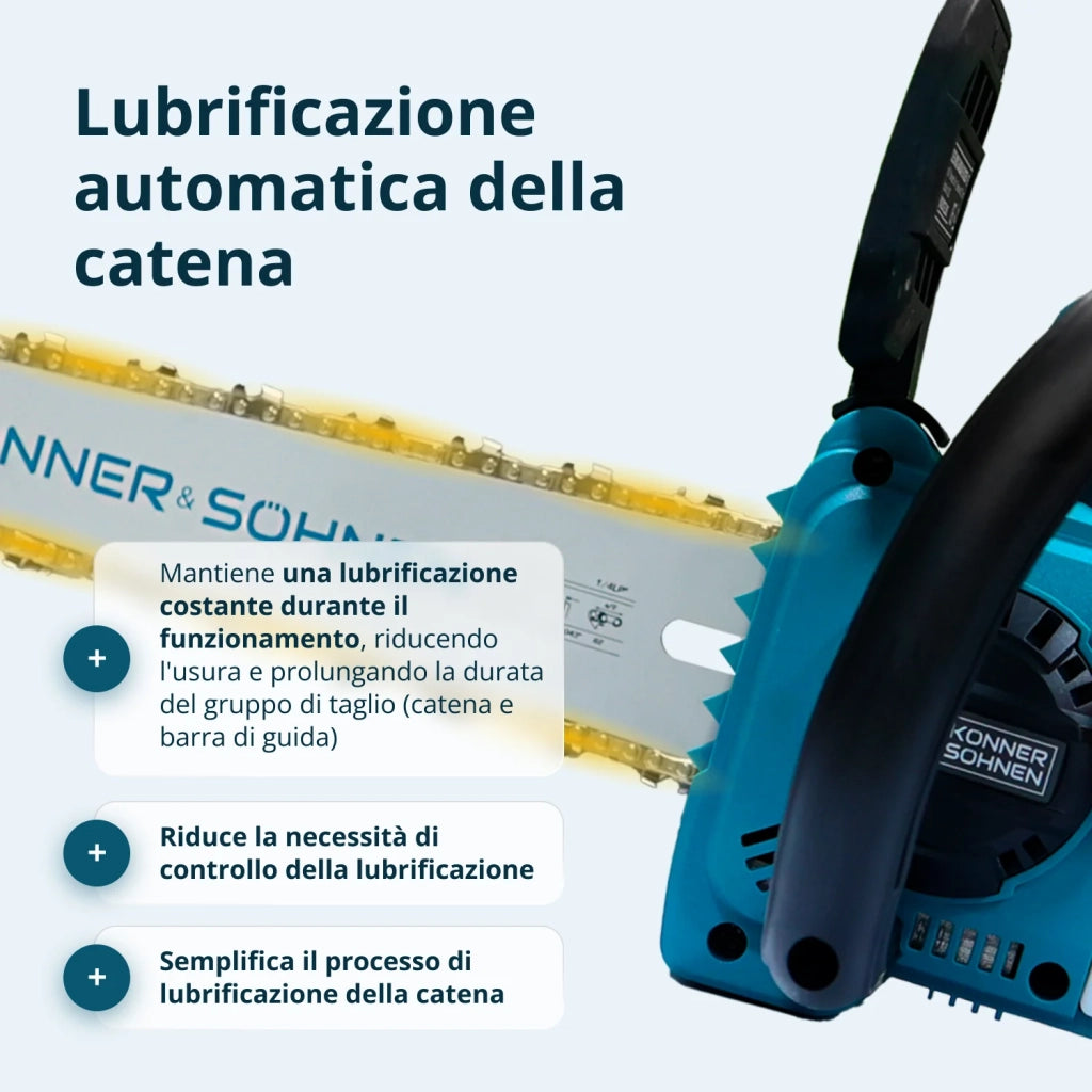 Motosega Mini a Batteria KS MCS20V-12 SET