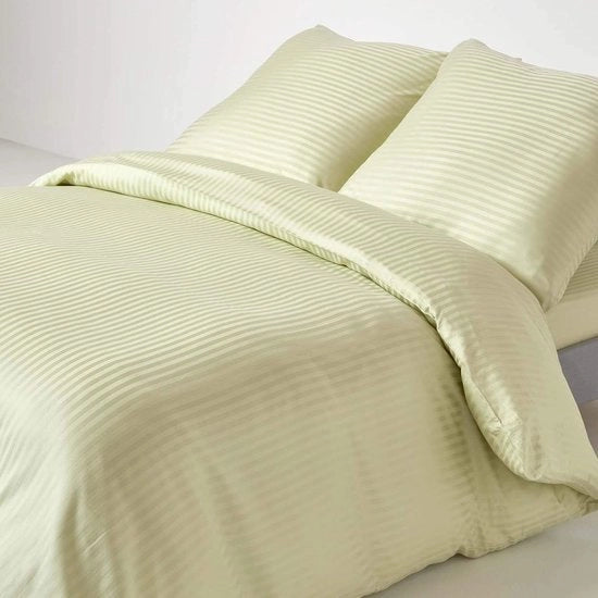 Beddino 2 in 1 100% cotone egiziano, densità 330, 155 x 200 cm, verde limone
