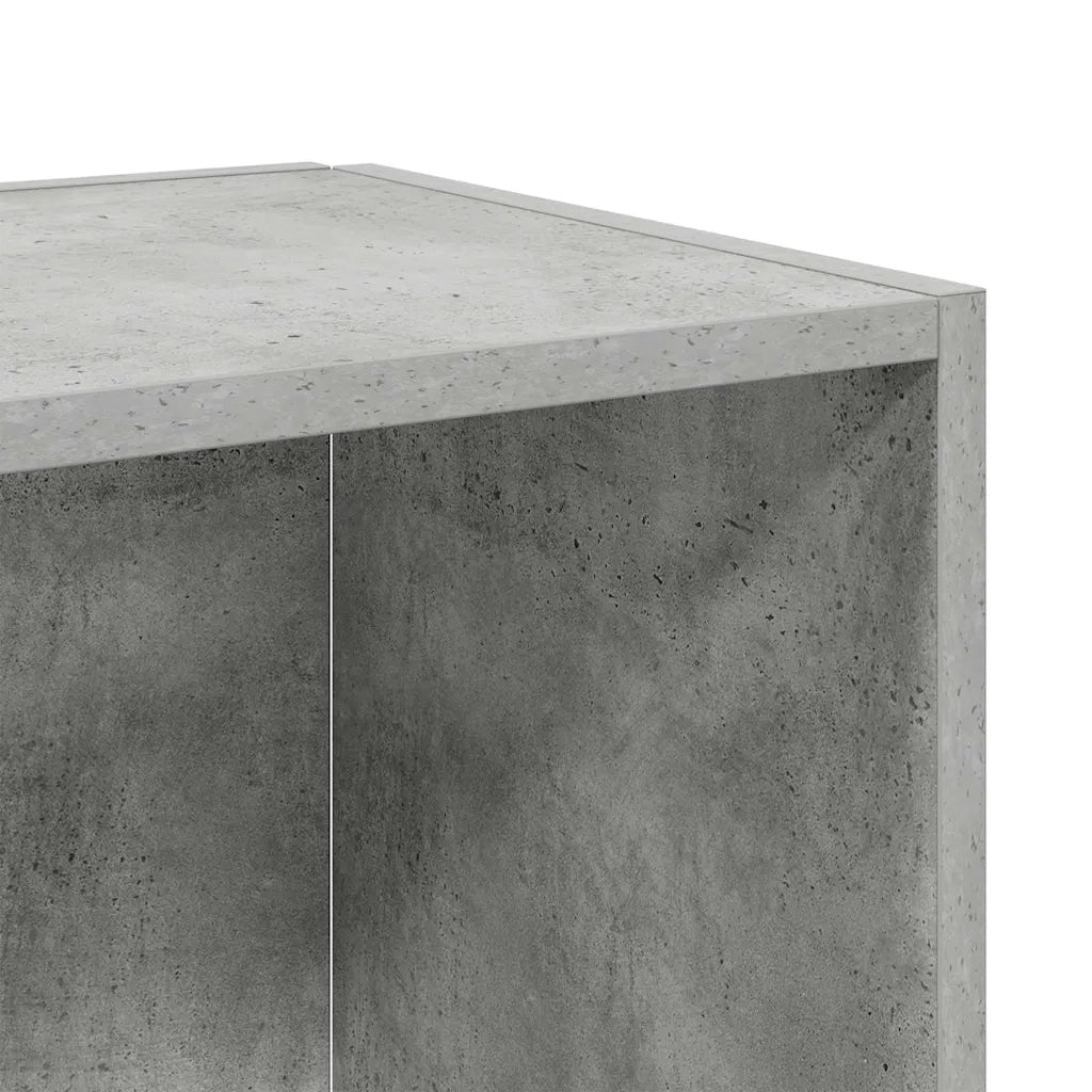 Armadio Angolare Grigio Cemento 33x33x67 cm in Truciolato 809021