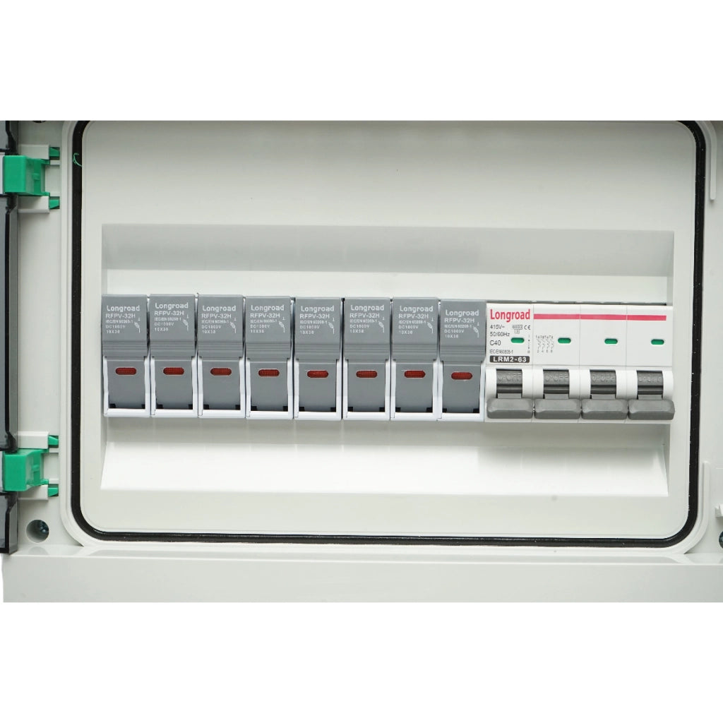 Quadro portafusibili da 12 moduli, dotato di trifase per impianti da 10-20KW Breckner Germany
