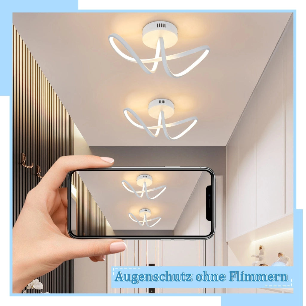 ZMH Lampada da soffitto LED 12W 3000K per soggiorno camera letto corridoio cucina