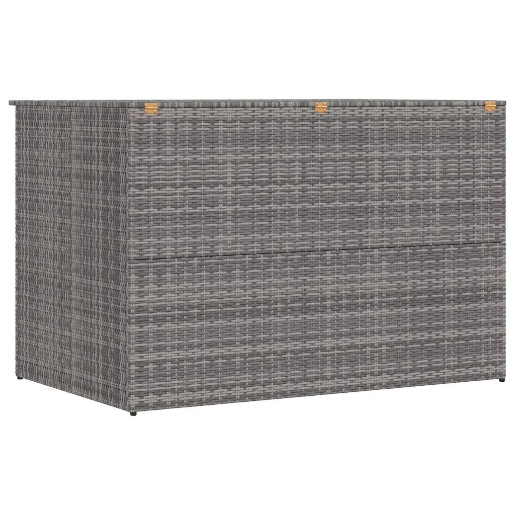 Baule da Giardino Grigio 150x100x100 cm in Polyrattan CFW2891030