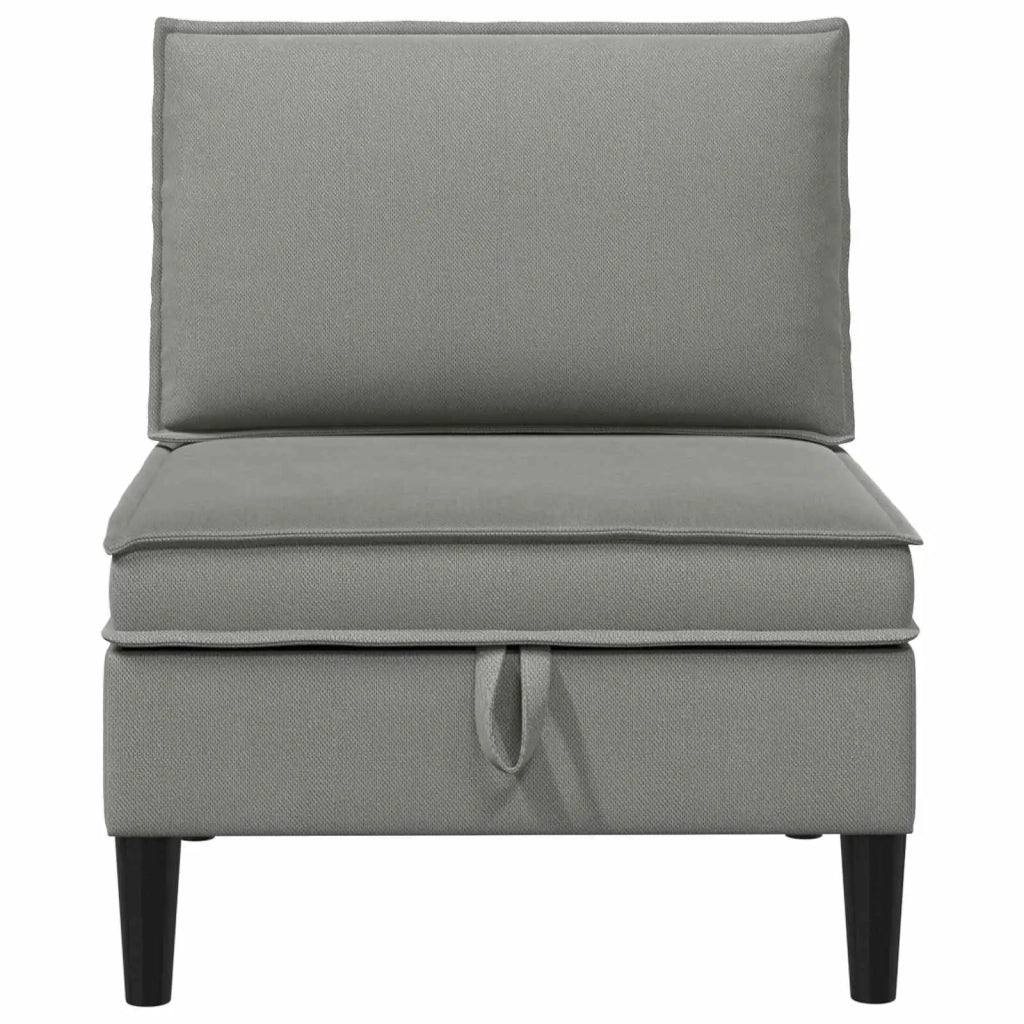 Divano Medio con Storage Grigio scuro Velluto 42027120