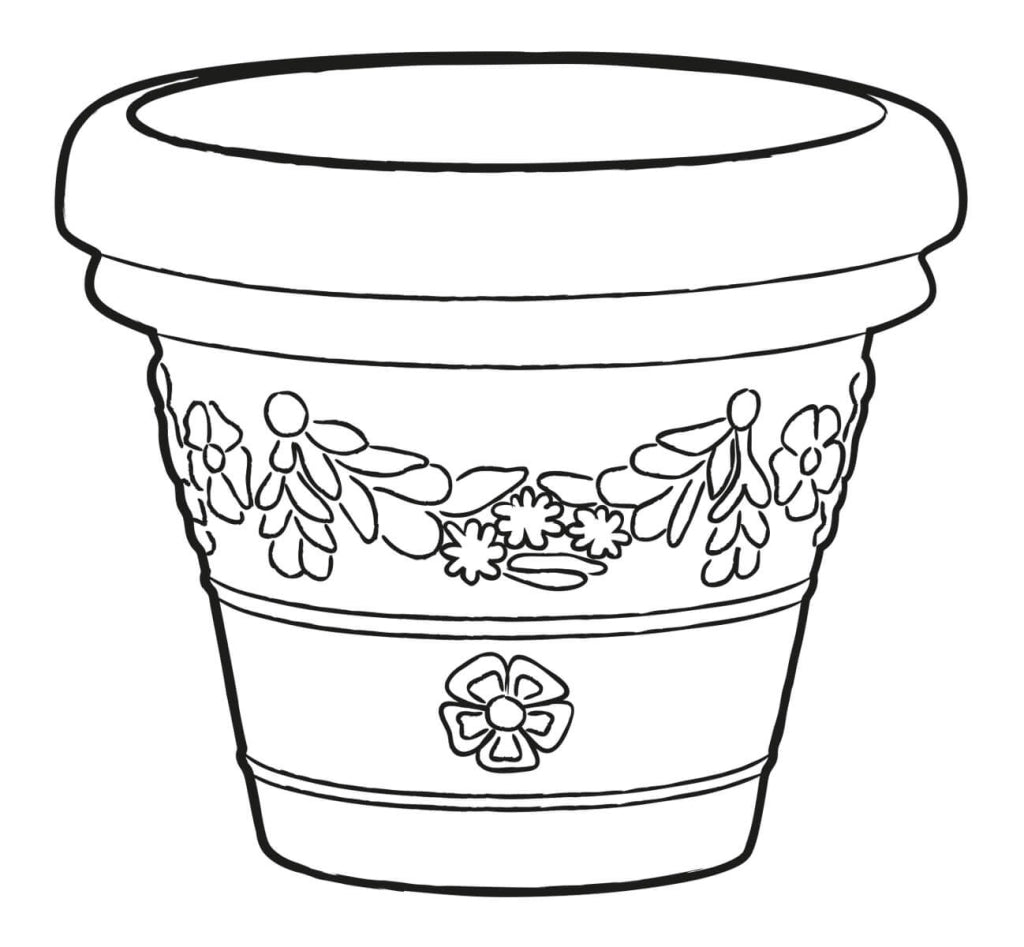 Vaso Ø55x47,8cm in Resina Tulli Festonato Classic 55 Anticato