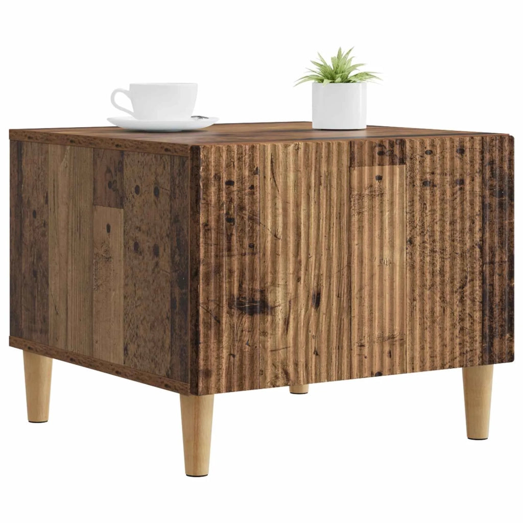 Tavolino da salotto con cassetto Legno antico 49 x 50 x 40 cm