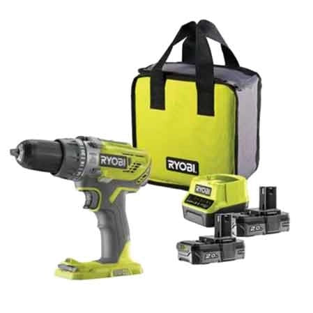 KIT PROMO TRAPANO A PERCUSSIONE 'R18PD3-242S' RYOBI 18V - RYOBI
