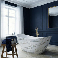 Vasca Da Bagno Freestanding In Acrilico Ferrano Slim Nature 170