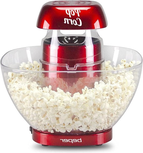 Macchina per Pop Corn con aria calda - Pop Corn Maker con contenitore rimovibile senza grasso o olio
