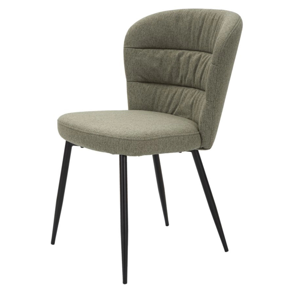 Set di 2 Sedie VKH379, Verde, Metallo, 58x60,5x85 cm