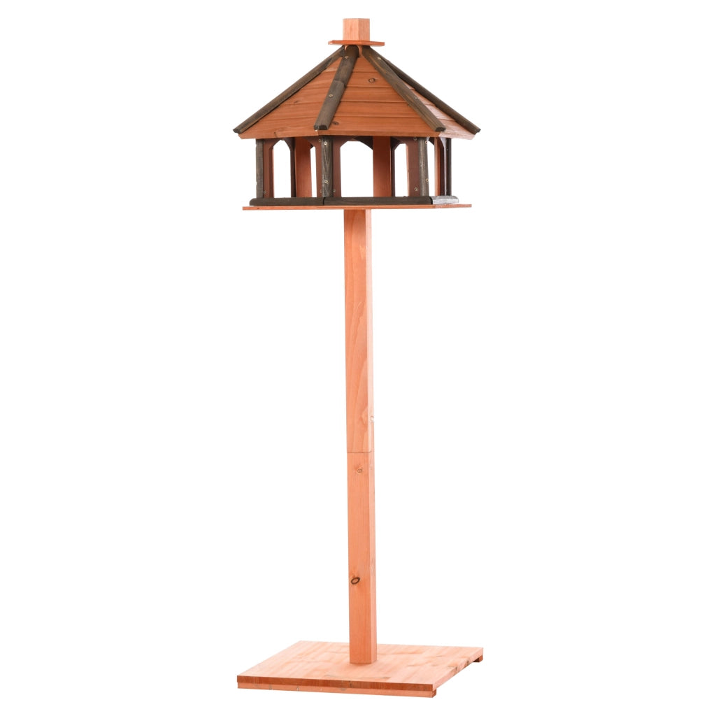 Casetta per uccelli con supporto ¨C zephmum ¨C ?52x130 cm in legno naturale
