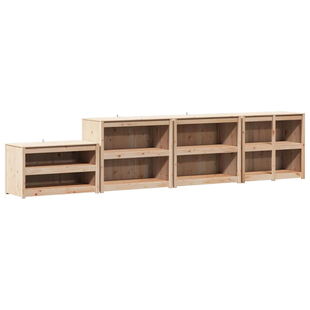 Mobile da cucina da esterno MEPPEL 4 pz Douglas Naturale 3443799