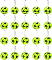Hangers Riflettenti a Verde Luce - 20 Hangers Riflettenti per Sicurezza - Borsa della Scuola, Abbigliamento, Hanger delle Chiavi