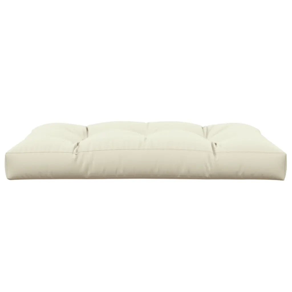 Cuscino per Pallet Crema 120x80x12 cm in Tessuto 360515