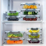Contenitori di Stoccaggio Alimentare in Vetro - Set di Contenitori di Stoccaggio Alimentare in Vetro