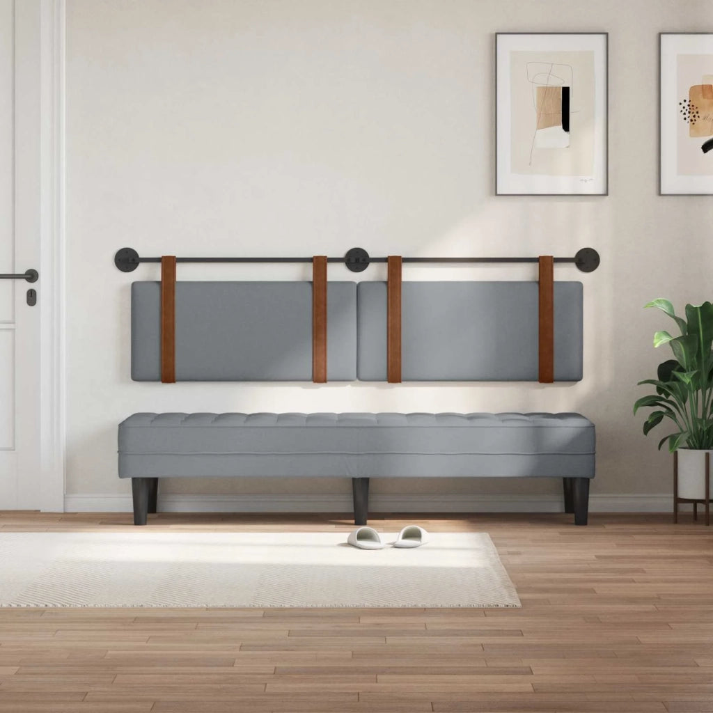 Testiera sospesa Grigio chiaro PU Antico 42031483