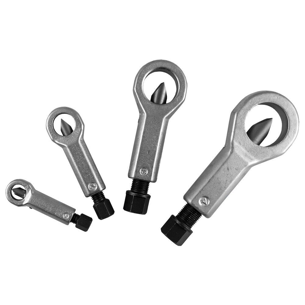 4 Spacca Dadi Bulloni Spacca dadi 9-27 mm per dadi e bulloni danneggiati JBM 53524