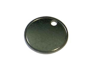MEDAGLIA NICHELATA CON ANELLO- - ø mm.30 - 50 pezzi SILCA