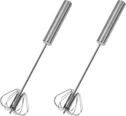 Giardino per palline in acciaio inossidabile a metà automatico per cucina - Gardino per uova e mini per latte, cioccolata calda e salse (30 pezzi)