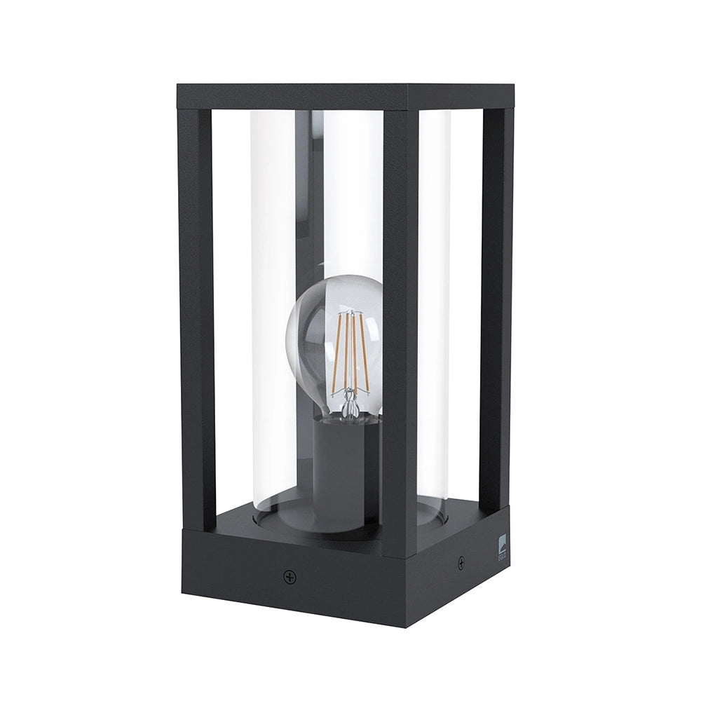 Piantana Esterno Contemporaneo Cascinetta Alluminio Nero E27