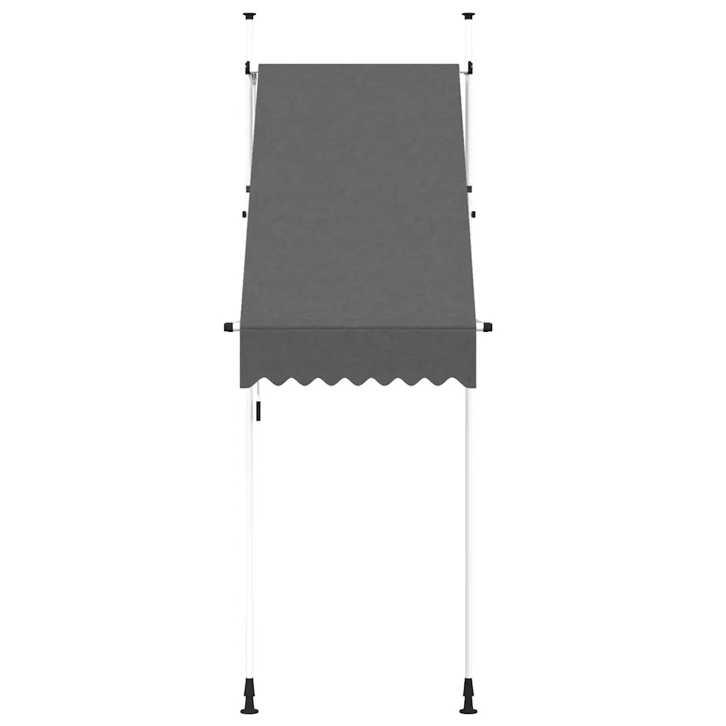 Tenda da Sole Retrattile Manuale 100 cm Antracite cod mxl 16256