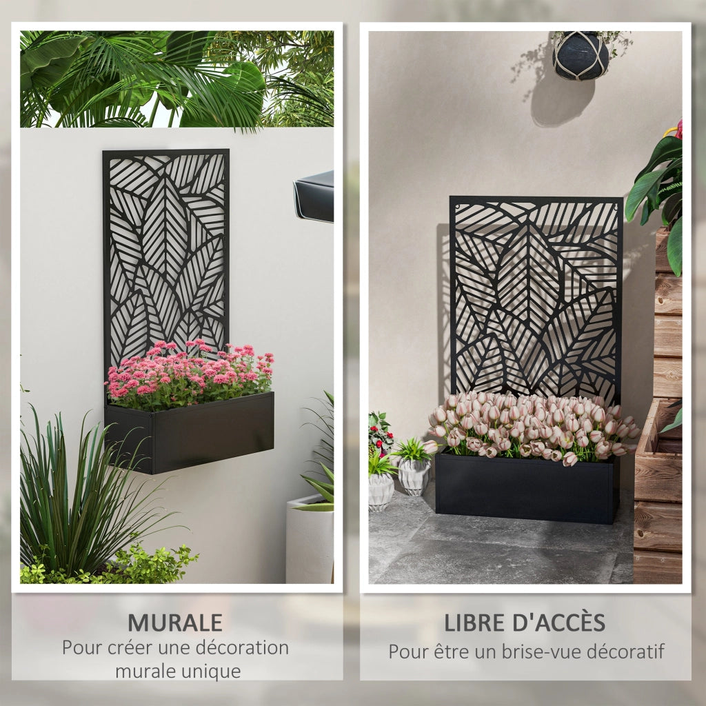 Fioriera con graticcio per piante rampicanti ¨C zephmum ¨C 61x23x113 cm