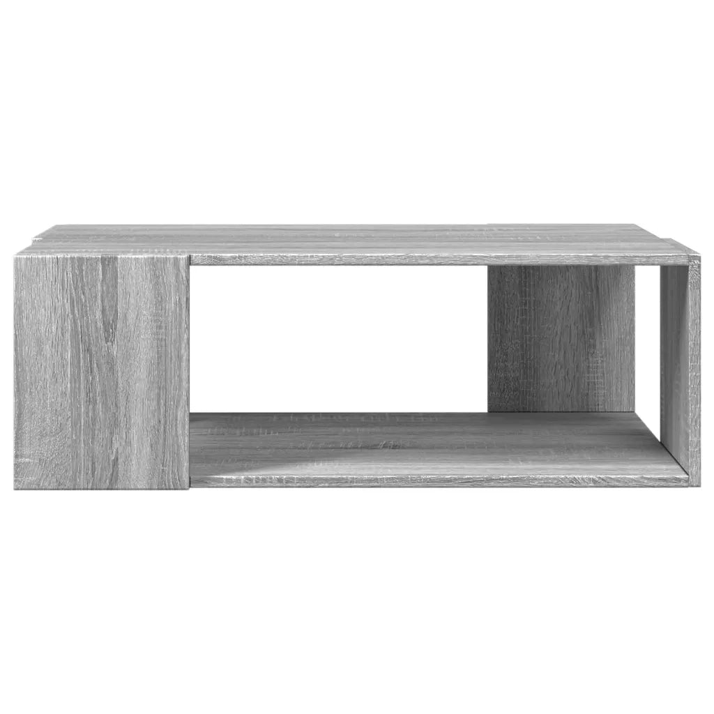 Tavolino Salotto Grigio Sonoma 89,5x48x30 cm Legno Multistrato 848155