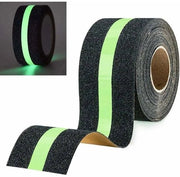 Tappetino antiscivolo luminoso, adesivo antiscivolo per scale, nastro di sicurezza molto resistente, adatto per scale, piattaforme interne ed esterne, 50 mm x 5 m.