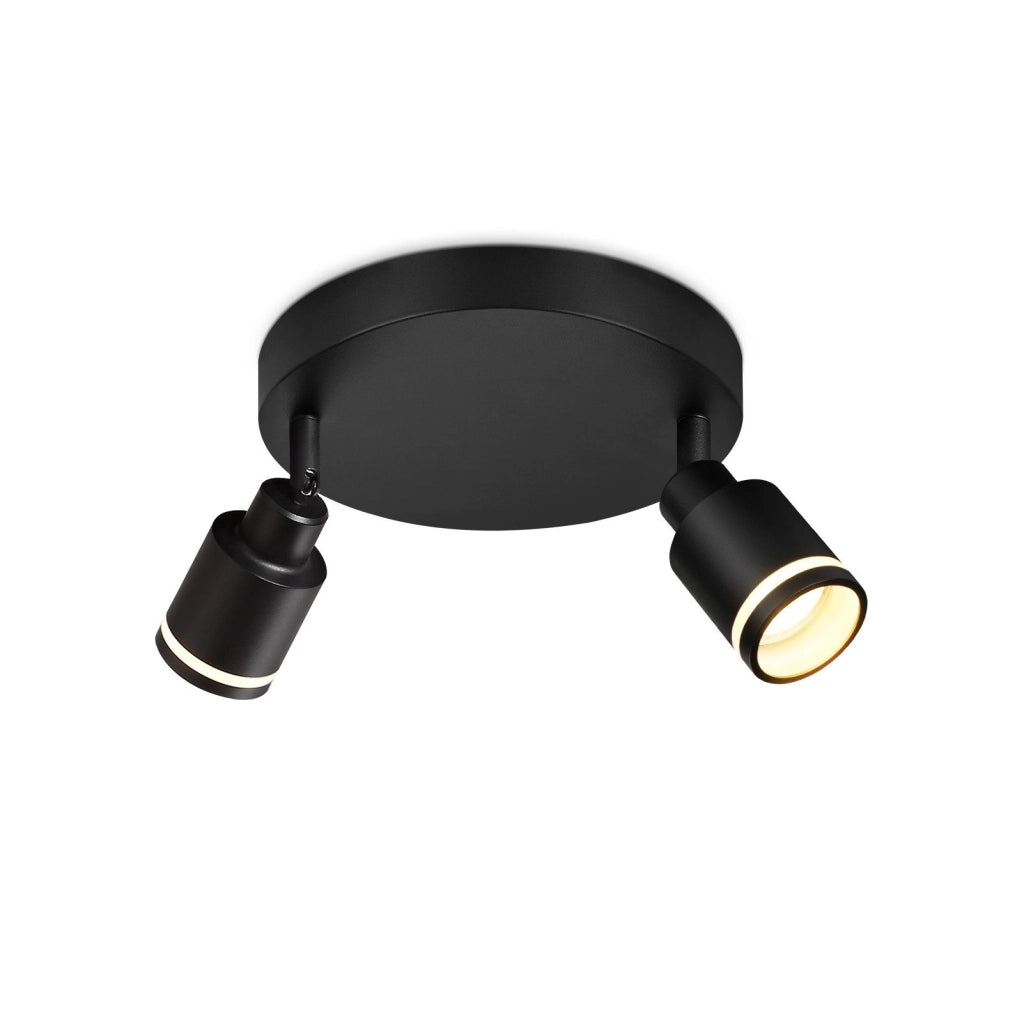 ZMH Faretto da soffitto 2 fiamme giratori a sospensione per corridoio anche parete