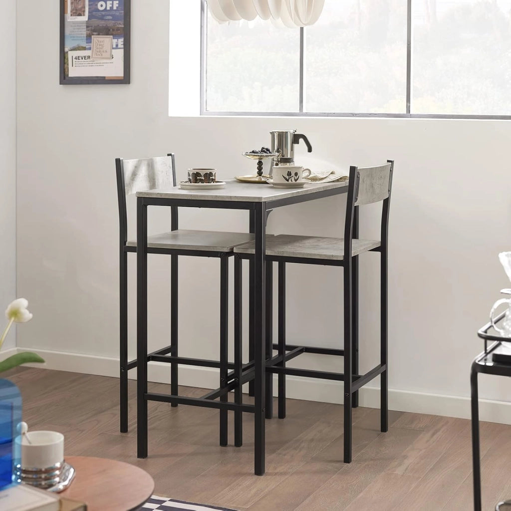 Tavolo con sedie Cucina Tavolo Bar Sgabello Bar Tavoli Ristorante Stile Vintage Altezza 87 cm OGT03-HG